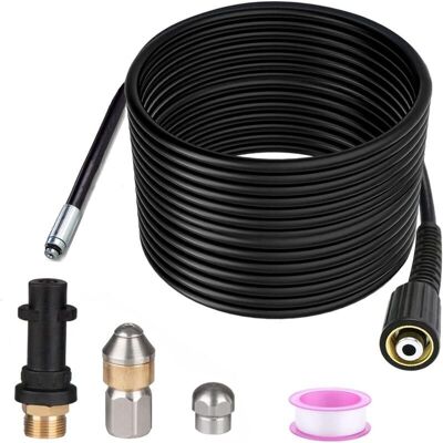 Melissa Déboucheur Canalisation 15m Compatible Kärcher K2-k7, Professionnel, 180bar 60°c - Publicité Melissa Déboucheur Canalisation 15m Compatible Kärcher K2-k7, Professionnel, 180bar 60°c - Publicité