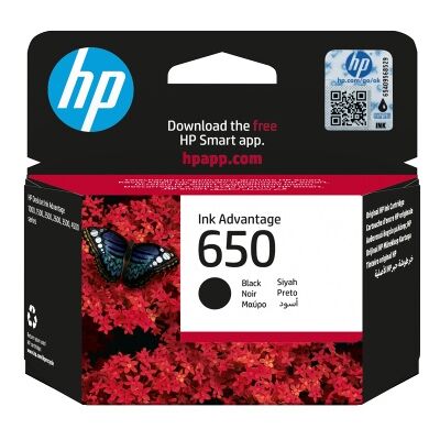 OEM Cartouche D'Encre Hp 650 (cz101ae), Noire - Publicité OEM Cartouche D'Encre Hp 650 (cz101ae), Noire - Publicité