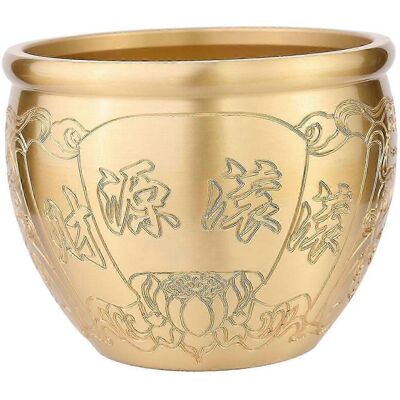 YUDO Bol Feng Shui En Laiton, Style Traditionnel Chinois, Idéal Pour Décorer Un Salon Ou Une Fête, Ou Comme Cadeau De Nouvel An.-9.5cmx7.3cm - Publicité YUDO Bol Feng Shui En Laiton, Style Traditionnel Chinois, Idéal Pour Décorer Un Salon Ou Une Fête, Ou Comme Cadeau De Nouvel An.-9.5cmx7.3cm - Publicité