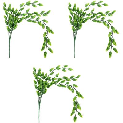 OEM Ensemble De Trois Fleurs Artificielles, Couronne De Houblon, Feuillage Suspendu Artificiel, Convient À La Décoration Florale Intérieure Et Extérieure Du Porche. Publicité OEM Ensemble De Trois Fleurs Artificielles, Couronne De Houblon, Feuillage Suspendu Artificiel, Convient À La Décoration Florale Intérieure Et Extérieure Du Porche. Publicité