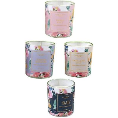 ZEVE Coffret De 4 Bougies Parfumées Aux Senteurs Longue Durée, En Pot, Pour L'Aromathérapie. Cadeau Idéal Pour La Maman. Publicité ZEVE Coffret De 4 Bougies Parfumées Aux Senteurs Longue Durée, En Pot, Pour L'Aromathérapie. Cadeau Idéal Pour La Maman. Publicité