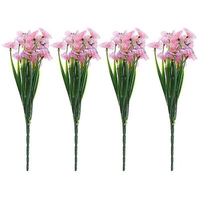 YUDO Lot De 4 Fleurs Artificielles - Publicité YUDO Lot De 4 Fleurs Artificielles - Publicité