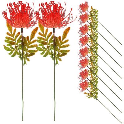 LISATR 10 Tiges De Fleurs Artificielles Lycoris Radiata Rouges-34.00x8.00x8.00cm-as Shown - Publicité LISATR 10 Tiges De Fleurs Artificielles Lycoris Radiata Rouges-34.00x8.00x8.00cm-as Shown - Publicité