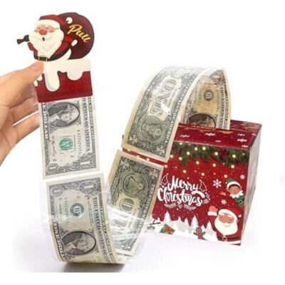 OEM Tirelire De Noël Pour Cadeaux En Espèces, Coffrets Cadeaux Pour Espèces, Boîte À Billets Pour Cadeaux En Espèces, Coffret Cadeau Surprise Pour Parents, Amoureux, Enfants Et Amis - Publicité OEM Tirelire De Noël Pour Cadeaux En Espèces, Coffrets Cadeaux Pour Espèces, Boîte À Billets Pour Cadeaux En Espèces, Coffret Cadeau Surprise Pour Parents, Amoureux, Enfants Et Amis - Publicité