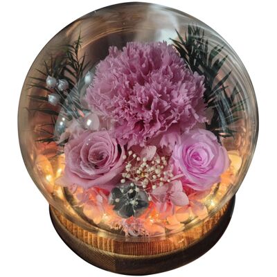 OEM Fleurs Stabilisées Sous Cloche En Verre - Cadeaux Pour Votre Petite Amie/épouse À L'Occasion De La Fête De Qixi, De La Saint-valentin, De Noël, D'Une Remise De Diplôme Ou D'Un Anniversaire - Publicité OEM Fleurs Stabilisées Sous Cloche En Verre - Cadeaux Pour Votre Petite Amie/épouse À L'Occasion De La Fête De Qixi, De La Saint-valentin, De Noël, D'Une Remise De Diplôme Ou D'Un Anniversaire - Publicité