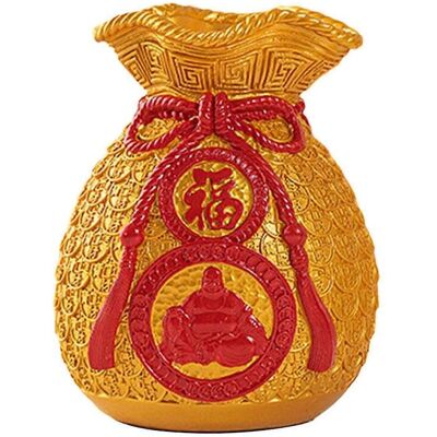 YUDO Vase Porte-bonheur, Décoration Du Nouvel An Chinois 2024, Figurine, Cadeau, Vase Multifonctionnel, Pot De Fleurs Pour La Maison, Le Bureau Ou L'Extérieur-gold Buddha - Publicité YUDO Vase Porte-bonheur, Décoration Du Nouvel An Chinois 2024, Figurine, Cadeau, Vase Multifonctionnel, Pot De Fleurs Pour La Maison, Le Bureau Ou L'Extérieur-gold Buddha - Publicité