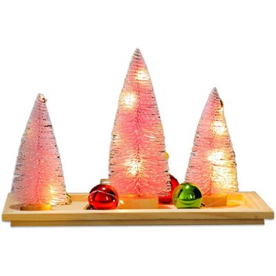 OEM Jeffergarden Coffret Cadeau De Noël Avec Lumières, Ensemble De Décorations Pour Sapin De Noël, Décorations De Fenêtre (ensemble Rose)-dou - Publicité OEM Jeffergarden Coffret Cadeau De Noël Avec Lumières, Ensemble De Décorations Pour Sapin De Noël, Décorations De Fenêtre (ensemble Rose)-dou - Publicité