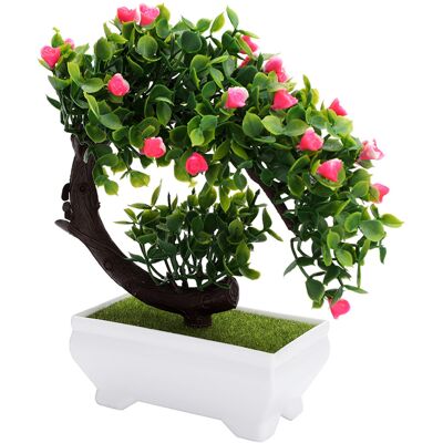 MCKENSA Bonsaï Artificiel, Fausse Fleur En Pot, Décoration Pour La Maison Ou Le Bureau - Publicité MCKENSA Bonsaï Artificiel, Fausse Fleur En Pot, Décoration Pour La Maison Ou Le Bureau - Publicité