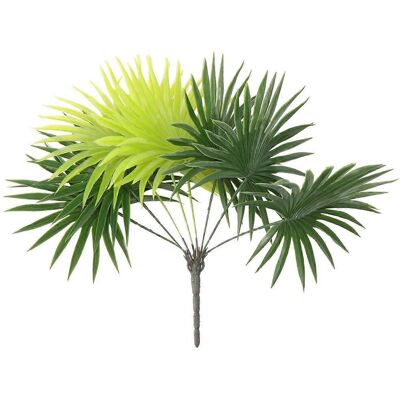 LISATR Feuilles De Palmier Artificielles En Plastique, Vertes Et Jaunes, Pour La Décoration Florale Et Les Compositions Florales (matériaux Pour Bonsaï).-40x30cm-green Yellow - Publicité LISATR Feuilles De Palmier Artificielles En Plastique, Vertes Et Jaunes, Pour La Décoration Florale Et Les Compositions Florales (matériaux Pour Bonsaï).-40x30cm-green Yellow - Publicité