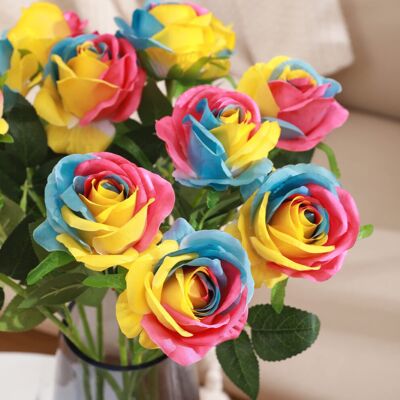 OEM Bouquet De Roses Artificielles Nrmrqz Composé De 16 Tiges, Présenté Dans Une Boîte Avec Un Arrangement En Tissu. Roses Réalistes Aux Longues Tiges, Idéales Pour La Décoration De La Maison, Des Mariage - Publicité OEM Bouquet De Roses Artificielles Nrmrqz Composé De 16 Tiges, Présenté Dans Une Boîte Avec Un Arrangement En Tissu. Roses Réalistes Aux Longues Tiges, Idéales Pour La Décoration De La Maison, Des Mariage - Publicité