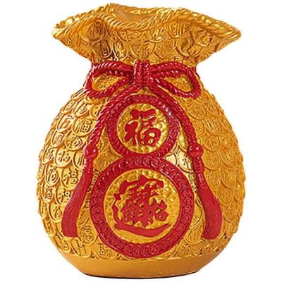 YUDO Vase Porte-bonheur, Décoration Du Nouvel An Chinois 2024, Figurine, Cadeau, Vase Multifonctionnel, Pot De Fleurs Pour La Maison, Le Bureau Ou L'Extérieur-gold - Publicité YUDO Vase Porte-bonheur, Décoration Du Nouvel An Chinois 2024, Figurine, Cadeau, Vase Multifonctionnel, Pot De Fleurs Pour La Maison, Le Bureau Ou L'Extérieur-gold - Publicité