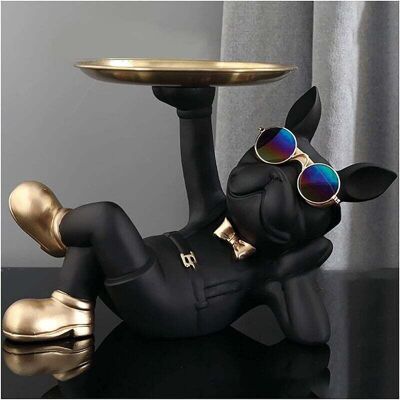 Statue Et Andiamo Objet Décoratif Bouledogue Français Sculpture Statue Décoration De Bureau (casual Bulldog Noir) - Le Noir - Publicité Statue Et Andiamo Objet Décoratif Bouledogue Français Sculpture Statue Décoration De Bureau (casual Bulldog Noir) - Le Noir - Publicité