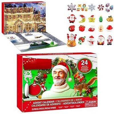 FLAMMKRAFT Calendrier De L'Avent De Noël En Acrylique, Boîte Surprise, Compte À Rebours Pour Les Fêtes De Fin D'Année. Publicité FLAMMKRAFT Calendrier De L'Avent De Noël En Acrylique, Boîte Surprise, Compte À Rebours Pour Les Fêtes De Fin D'Année. Publicité