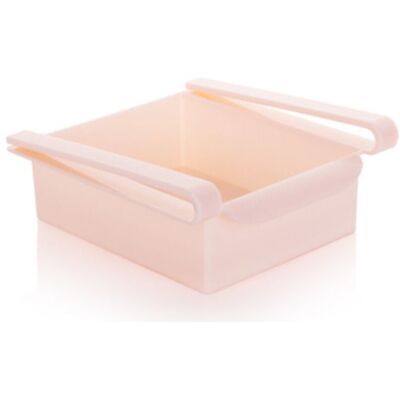 BRINSEA Panier De Rangement En Plastique Pour Réfrigérateur, Boîte De Rangement Pour Aliments Et Boissons, Fournitures De Cuisine Créatives(rose) - Publicité BRINSEA Panier De Rangement En Plastique Pour Réfrigérateur, Boîte De Rangement Pour Aliments Et Boissons, Fournitures De Cuisine Créatives(rose) - Publicité