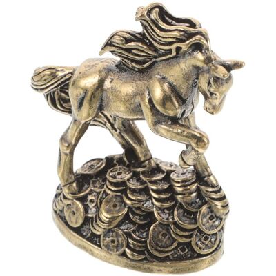 OEM Statue De Cheval En Laiton Feng Shui, Décoration Galopante Porte-bonheur, Sculpture Chinoise (métal) - Publicité OEM Statue De Cheval En Laiton Feng Shui, Décoration Galopante Porte-bonheur, Sculpture Chinoise (métal) - Publicité