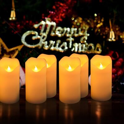 MOXIE Sjlerst 12 Pièces Bougies À Led, Bougies Chauffe Plat Sans Flamme, Bougie Electrique Vacillante Décoration D'Ambiance Intérieure & Extérieure Pour Noël, Pâques, Mariage, Fête (piles Incluses) - Publicité MOXIE Sjlerst 12 Pièces Bougies À Led, Bougies Chauffe Plat Sans Flamme, Bougie Electrique Vacillante Décoration D'Ambiance Intérieure & Extérieure Pour Noël, Pâques, Mariage, Fête (piles Incluses) - Publicité