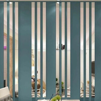 OEM Lot De 20 Stickers Miroir Muraux 3d Argent – Décoration Moderne Pour Salon Et Chambre – Dimensions 5x50cm – Effet Stéréoscopique - 20pcs - Publicité OEM Lot De 20 Stickers Miroir Muraux 3d Argent – Décoration Moderne Pour Salon Et Chambre – Dimensions 5x50cm – Effet Stéréoscopique - 20pcs - Publicité