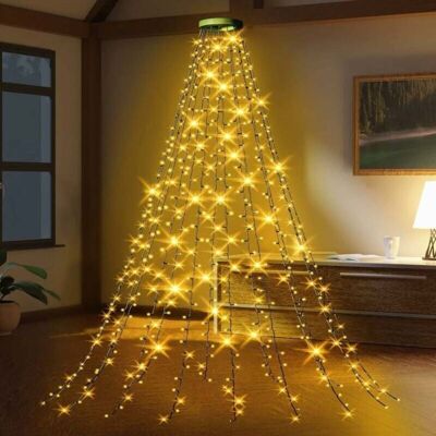 OEM Guirlande Lumineuse Sapin Noël, 2m 16 Branche 400 Led Guirlande Lumineuse Arbre Noel Avec 8 Modes Et Minuteur, Ilumineuse De Sapin De Noël Imperméable Pour Décoration Sapin De Noël - Blanc Chaud-dou - Publicité OEM Guirlande Lumineuse Sapin Noël, 2m 16 Branche 400 Led Guirlande Lumineuse Arbre Noel Avec 8 Modes Et Minuteur, Ilumineuse De Sapin De Noël Imperméable Pour Décoration Sapin De Noël - Blanc Chaud-dou - Publicité