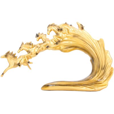 OEM Objet De Décoration De Bureau, Statuette De Cheval Au Galop, En Résine, Ornement Décoratif En Forme De Cheval, Objet D'Artisanat, Décoration Intérieure Moderne Et Accessoire De Bureau. Publicité OEM Objet De Décoration De Bureau, Statuette De Cheval Au Galop, En Résine, Ornement Décoratif En Forme De Cheval, Objet D'Artisanat, Décoration Intérieure Moderne Et Accessoire De Bureau. Publicité