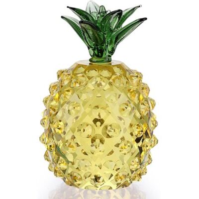 OEM Royaluxe-figurine D'Ananas En Cristal Ornement Décoratif D'Ananas En Cristal Sculpture De Collection En Fruits En Cristal, Pour La Décoration De Bureau À Domicile - Publicité OEM Royaluxe-figurine D'Ananas En Cristal Ornement Décoratif D'Ananas En Cristal Sculpture De Collection En Fruits En Cristal, Pour La Décoration De Bureau À Domicile - Publicité