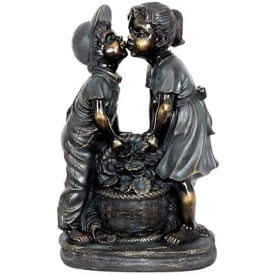 ZEVE Sculpture Garçon Fille Pour Bain, Eau Sous Pression, Statue Extérieure En Résine Pour Jardin - D- - Publicité ZEVE Sculpture Garçon Fille Pour Bain, Eau Sous Pression, Statue Extérieure En Résine Pour Jardin - D- - Publicité