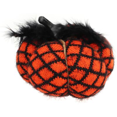 MCKENSA Citrouille Décorative En Tissu, Douce Et Exquise, En Laine De Polyester, Orange, Idéale Pour Thanksgiving Et Halloween. Publicité MCKENSA Citrouille Décorative En Tissu, Douce Et Exquise, En Laine De Polyester, Orange, Idéale Pour Thanksgiving Et Halloween. Publicité