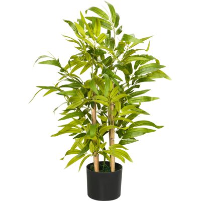 OEM Bambou Artificiel Plantes Artificielles Hauteur 60 Cm - Tronc Branches Lichen Feuilles Grand Réalisme Pot Inclus - Publicité OEM Bambou Artificiel Plantes Artificielles Hauteur 60 Cm - Tronc Branches Lichen Feuilles Grand Réalisme Pot Inclus - Publicité