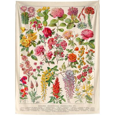 ABCRITAL 130x150cm Plantes À Fleurs Tenture Murale Tapisserie Pour La Nature Décorations Couvre-lit Courverture Pour La Maison Salon Chambre Dortoir Décor - Publicité ABCRITAL 130x150cm Plantes À Fleurs Tenture Murale Tapisserie Pour La Nature Décorations Couvre-lit Courverture Pour La Maison Salon Chambre Dortoir Décor - Publicité