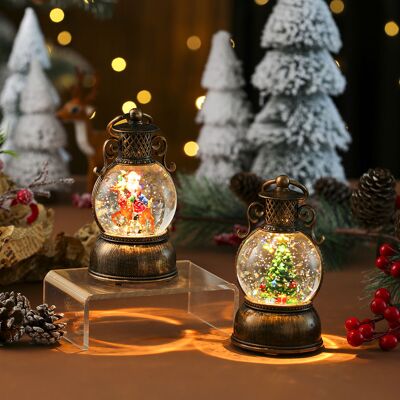SIENTICE Lot De 2 Décoration De Noël, Boule De Cristal, Décorations De Sapin De Noël Pour Personnes Âgées, Cadeaux De Noël - Publicité SIENTICE Lot De 2 Décoration De Noël, Boule De Cristal, Décorations De Sapin De Noël Pour Personnes Âgées, Cadeaux De Noël - Publicité