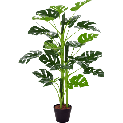Generic Plante Artificielle Modèle Monstera Avec 21 Feuilles En Pot Ciment, Intérieur Ou Extérieur, Dim. Ø16 X 100h Cm - Publicité Generic Plante Artificielle Modèle Monstera Avec 21 Feuilles En Pot Ciment, Intérieur Ou Extérieur, Dim. Ø16 X 100h Cm - Publicité
