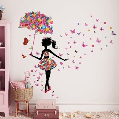 Scotch Stickers Muraux Fée Fleur 40x60cm – Autocollants Amovibles Pour Chambre Bébé – Vinyle Non Toxique – Décoration Murale Ludique - Publicité Scotch Stickers Muraux Fée Fleur 40x60cm – Autocollants Amovibles Pour Chambre Bébé – Vinyle Non Toxique – Décoration Murale Ludique - Publicité
