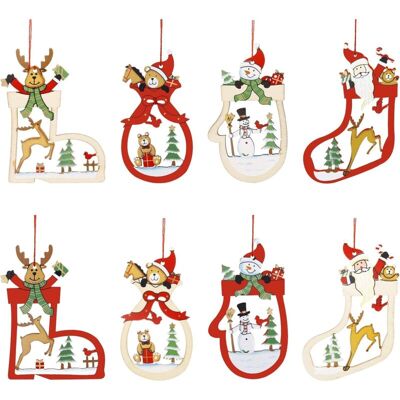 OEM Décorations De Noël En Bois, Décoration Arbre De Noël, Diy En Bois Pendentif Décorations Pour Arbre De Noël Et Décorations De Fête - Publicité OEM Décorations De Noël En Bois, Décoration Arbre De Noël, Diy En Bois Pendentif Décorations Pour Arbre De Noël Et Décorations De Fête - Publicité