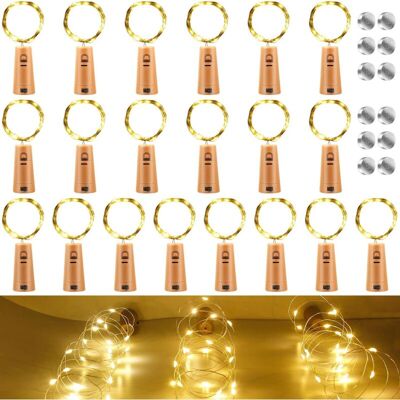OEM Guirlande Lumineuse En Bouteille Avec 20 Led Chaudes, Piles Lr44 Incluses – Idéale Pour Noël, Halloween, Mariages Et Fêtes - Publicité OEM Guirlande Lumineuse En Bouteille Avec 20 Led Chaudes, Piles Lr44 Incluses – Idéale Pour Noël, Halloween, Mariages Et Fêtes - Publicité
