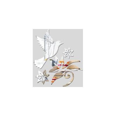 OEM Stickers Muraux Miroir Acrylique Colombe De Paix Et Fleurs Avec Branches Olivier Pour Décoration De Mur Autocollants Diy Réfléchissants-crezuo - Publicité OEM Stickers Muraux Miroir Acrylique Colombe De Paix Et Fleurs Avec Branches Olivier Pour Décoration De Mur Autocollants Diy Réfléchissants-crezuo - Publicité