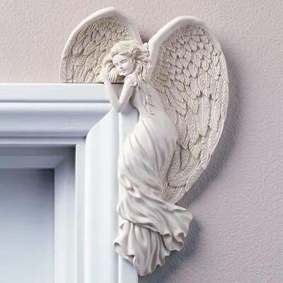 Vision Ornement De Porte Vintage De Style Shabby Chic En Forme D'Ailes D'Ange, Pour Noël, Les Mariages, La Maison, Le Jardin, Statue Murale Ivoire - Publicité Vision Ornement De Porte Vintage De Style Shabby Chic En Forme D'Ailes D'Ange, Pour Noël, Les Mariages, La Maison, Le Jardin, Statue Murale Ivoire - Publicité