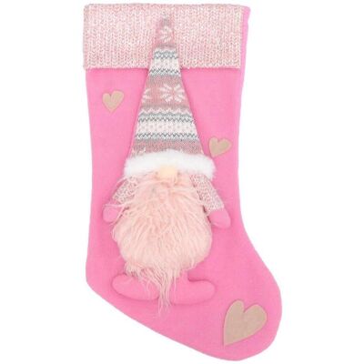 FATRD Pièce De Chaussettes De Noël Adorables, Poupée Sans Visage, Pochette À Suspendre, Décoration Pour Sapin De Noël-43x27cm-pink - Publicité FATRD Pièce De Chaussettes De Noël Adorables, Poupée Sans Visage, Pochette À Suspendre, Décoration Pour Sapin De Noël-43x27cm-pink - Publicité