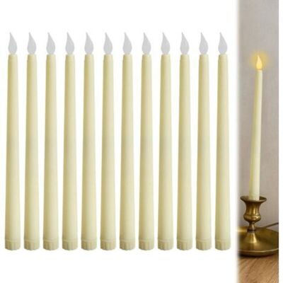 URSUS Ensemble De 12 Bougies Led À Effet Scintillant, Fausses Bougies Led, Lumière Chaude Et Vacillante Pour La Maison, L'Église, Les Fêtes Et La Décoration De Noël - Publicité URSUS Ensemble De 12 Bougies Led À Effet Scintillant, Fausses Bougies Led, Lumière Chaude Et Vacillante Pour La Maison, L'Église, Les Fêtes Et La Décoration De Noël - Publicité