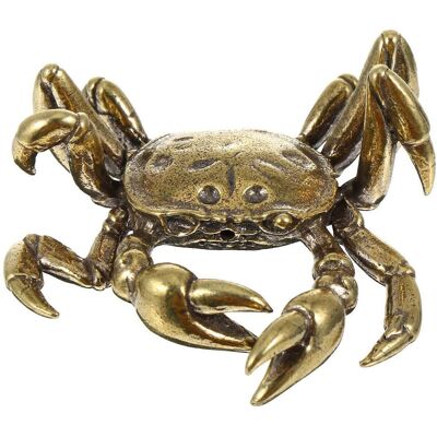 FATRD Statuettes De Crabes En Laiton, Ornements De Bureau Représentant Des Animaux Marins, Pour La Maison Ou Le Bureau.-5.5x5.5cm - Publicité FATRD Statuettes De Crabes En Laiton, Ornements De Bureau Représentant Des Animaux Marins, Pour La Maison Ou Le Bureau.-5.5x5.5cm - Publicité