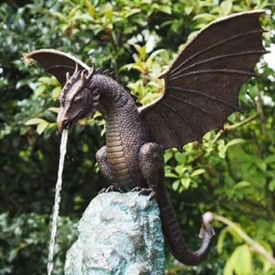 SANS MARQUE Statue Dragon En Résine 35cm – Finition Bronze Réaliste – Résistante À La Rouille – Décoration Jardin Et Intérieur - Publicité SANS MARQUE Statue Dragon En Résine 35cm – Finition Bronze Réaliste – Résistante À La Rouille – Décoration Jardin Et Intérieur - Publicité