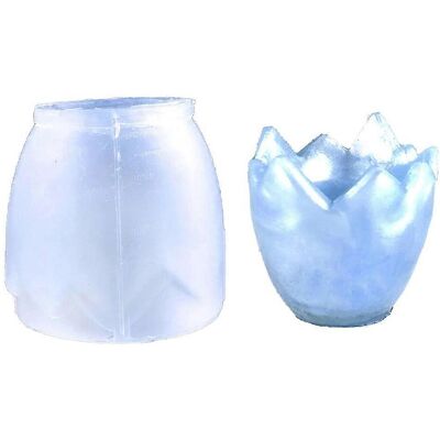 FLAMMKRAFT Moule En Silicone Pour Bougeoirs En Forme De Coquille D'Œuf, Moule En Plâtre, Moule Pour Décorations De Bureau - Publicité FLAMMKRAFT Moule En Silicone Pour Bougeoirs En Forme De Coquille D'Œuf, Moule En Plâtre, Moule Pour Décorations De Bureau - Publicité