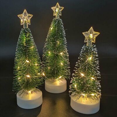 Melissa Mini Sapin De Noël En Cèdre Avec Lumières Led, Lot De 3 Veilleuses Décoratives Pour Sapin De Noël, Lampe De Sapin De Noël Miniature Unique Fonctionnant À Piles, Convient Pour La Décoration De Table - Publicité Melissa Mini Sapin De Noël En Cèdre Avec Lumières Led, Lot De 3 Veilleuses Décoratives Pour Sapin De Noël, Lampe De Sapin De Noël Miniature Unique Fonctionnant À Piles, Convient Pour La Décoration De Table - Publicité