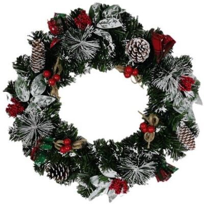 SCORPIO Couronne D'Automne De 16 Pouces Pour Porte D'Entrée, Couronne D'Automne Artificielle Avec Pommes De Pin Et Baies, Décoration D'Automne De Noël Pour Fenêtre Murale Intérieure Et Extérieure - Publicité SCORPIO Couronne D'Automne De 16 Pouces Pour Porte D'Entrée, Couronne D'Automne Artificielle Avec Pommes De Pin Et Baies, Décoration D'Automne De Noël Pour Fenêtre Murale Intérieure Et Extérieure - Publicité