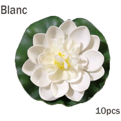 BRINSEA Nenuphar Flottant Fleurs Artificielles Deco Réaliste 10pièces 10cm Fleur De Lotus Pour Jardin Étang Piscine Aquarium Terrasse Mariage(orange) - Publicité BRINSEA Nenuphar Flottant Fleurs Artificielles Deco Réaliste 10pièces 10cm Fleur De Lotus Pour Jardin Étang Piscine Aquarium Terrasse Mariage(orange) - Publicité