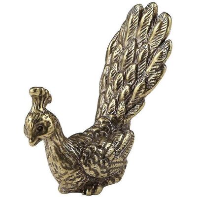 YUDO Figurine De Paon En Laiton, Petit Paon De Bureau Pour Bureau, Salon Ou Maison De Thé - Publicité YUDO Figurine De Paon En Laiton, Petit Paon De Bureau Pour Bureau, Salon Ou Maison De Thé - Publicité