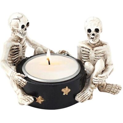 Cellfast Bougeoir En Forme De Tête De Mort En Résine Durable, Candélabre Gothique, Bougeoir D'Halloween, Décorations D'Halloween, Décor - Publicité Cellfast Bougeoir En Forme De Tête De Mort En Résine Durable, Candélabre Gothique, Bougeoir D'Halloween, Décorations D'Halloween, Décor - Publicité