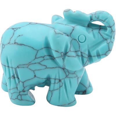 LBVIE Figurine D'Éléphant En Cristal Sculpté Dans De La Pierre Naturelle De 1,5 Pouce - Objet De Décoration Et D'Ameublement (02) - Publicité LBVIE Figurine D'Éléphant En Cristal Sculpté Dans De La Pierre Naturelle De 1,5 Pouce - Objet De Décoration Et D'Ameublement (02) - Publicité