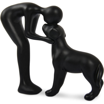 Generic Statue De Chien Mignon En Céramique, Figurine Canine Décorative, Cadeau Pour Amoureux Des Animaux, Figurine D'Homme Et De Chien - Publicité Generic Statue De Chien Mignon En Céramique, Figurine Canine Décorative, Cadeau Pour Amoureux Des Animaux, Figurine D'Homme Et De Chien - Publicité