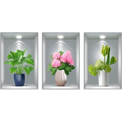 OEM Autocollants Décoratifs, Simulation 3d, Peinture Autocollante De Plantes Et De Fleurs, Plantes En Pot Et Peinture Décorative D'Escaliers Et De Couloirs, Autocollants Muraux Imperméables - Publicité OEM Autocollants Décoratifs, Simulation 3d, Peinture Autocollante De Plantes Et De Fleurs, Plantes En Pot Et Peinture Décorative D'Escaliers Et De Couloirs, Autocollants Muraux Imperméables - Publicité
