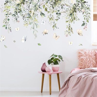 Andiamo Déco Murale.stickers Muraux Plantes Vertes Vignes. Feuilles Vertes Stickers Muraux. Branche Suspendue Peler Et Coller Stickers Muraux Aquarelle Cordes Vertes Murale - Publicité Andiamo Déco Murale.stickers Muraux Plantes Vertes Vignes. Feuilles Vertes Stickers Muraux. Branche Suspendue Peler Et Coller Stickers Muraux Aquarelle Cordes Vertes Murale - Publicité