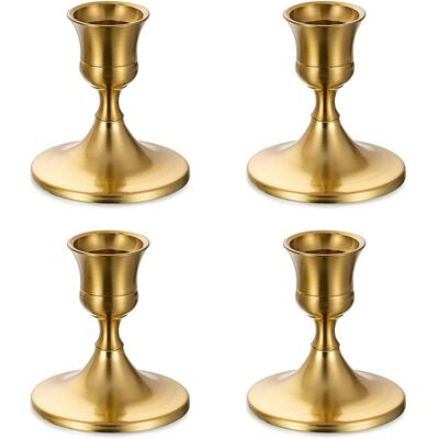 ENLENK Petite Chandelier Bougeoir Doré - Lot De 4 Bougeoirs Mariage Métal Décoratifs Pour Bougies Chandelles Piliers Noel Decoration Maison L’avent Centre De Table Moderne - Publicité ENLENK Petite Chandelier Bougeoir Doré - Lot De 4 Bougeoirs Mariage Métal Décoratifs Pour Bougies Chandelles Piliers Noel Decoration Maison L’avent Centre De Table Moderne - Publicité
